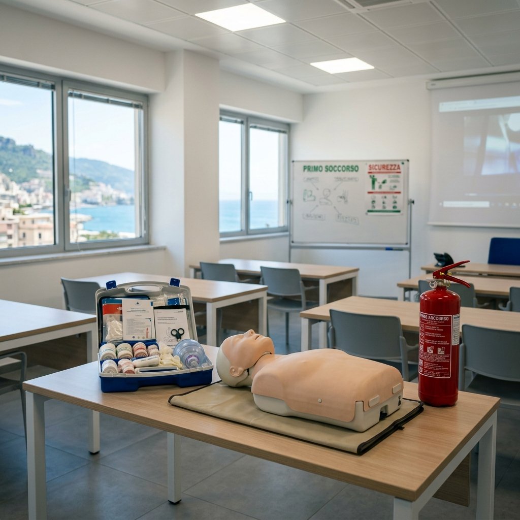 Corsi di Sicurezza Blended a Salerno: Primo Soccorso e Antincendio con Pratica