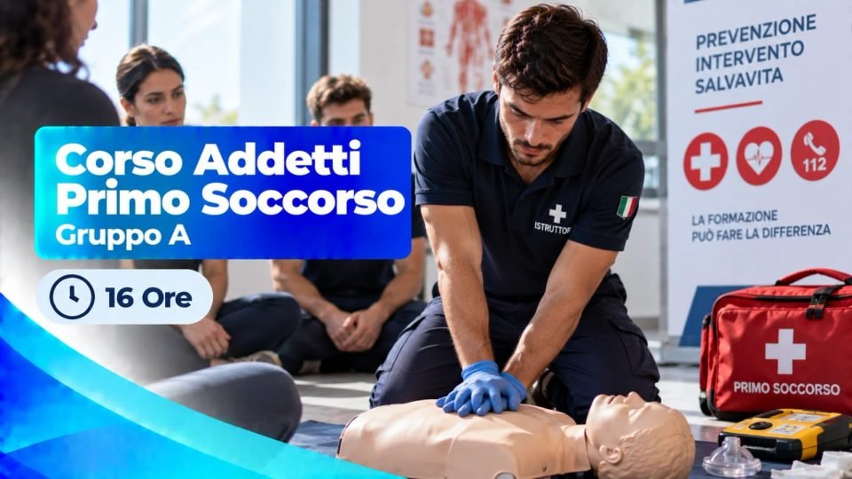 Corso Addetti Primo Soccorso Gruppo A — 16 Ore