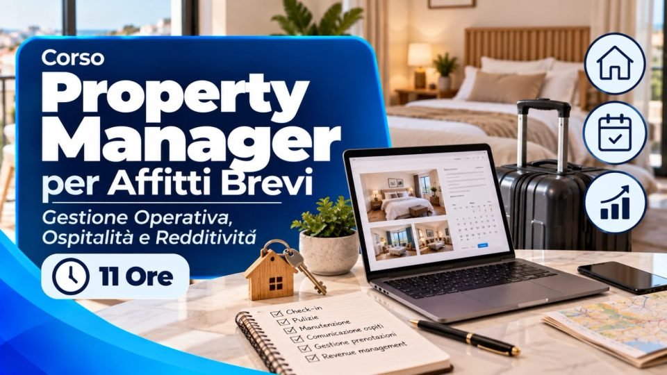 Property Manager per Affitti Brevi: Gestione Operativa, Ospitalità e Redditività