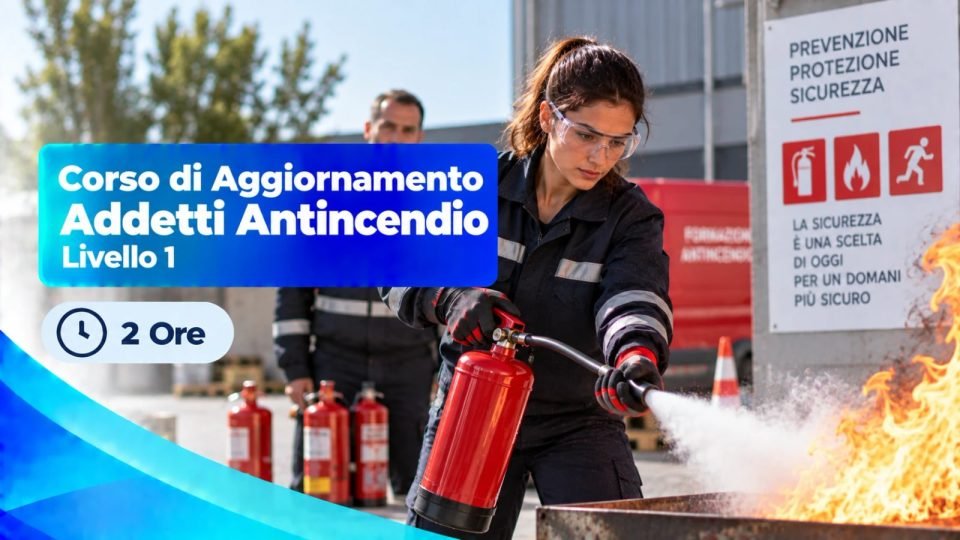 Corso di Aggiornamento Addetti Antincendio Livello 1 — 2 Ore