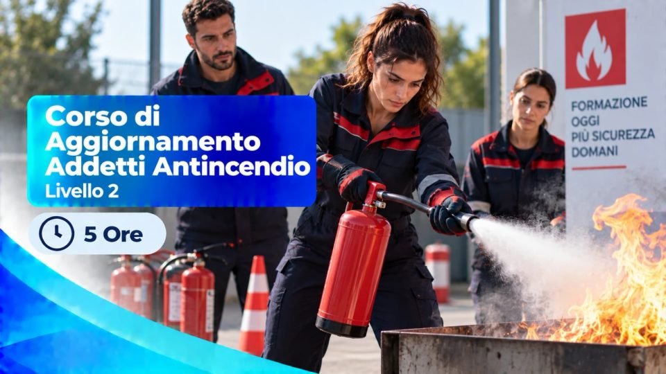 Corso di Aggiornamento Addetti Antincendio Livello 2 — 5 Ore