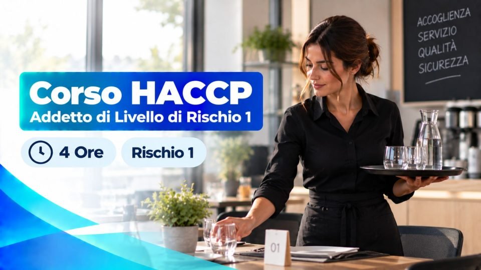 Corso HACCP Addetto di Livello di Rischio 1 — 4 Ore