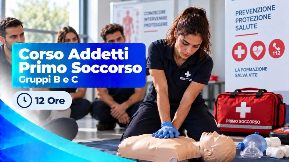 Corso Addetti Primo Soccorso Gruppi B e C — 12 Ore