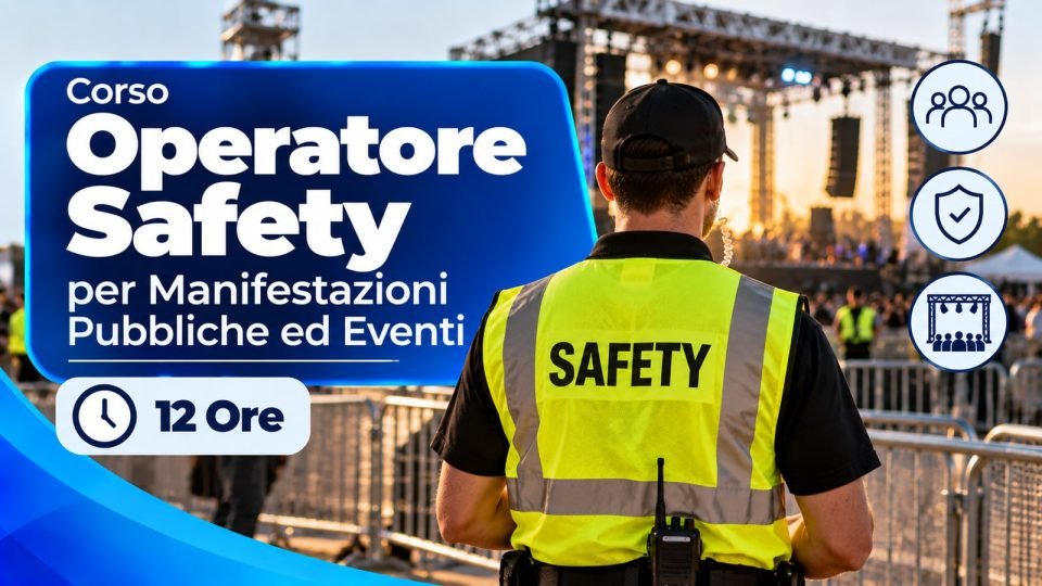 Corso Operatore Safety per Manifestazioni Pubbliche ed Eventi — 12 Ore