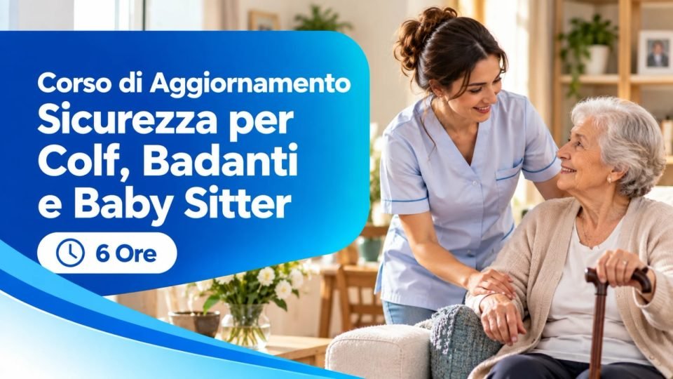 Corso di Aggiornamento Sicurezza per Colf, Badanti e Baby Sitter — 6 Ore