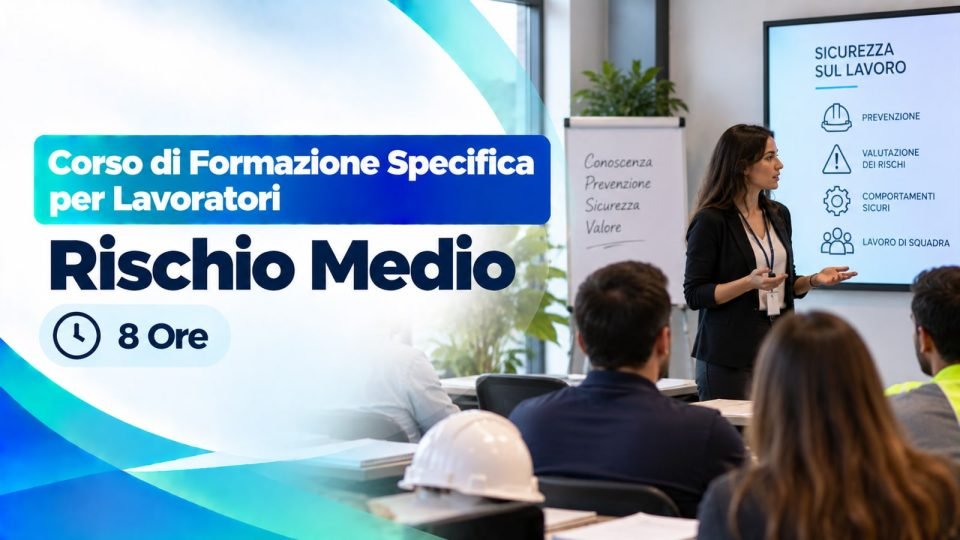 Corso di Formazione Specifica per Lavoratori — Rischio Medio — 8 Ore
