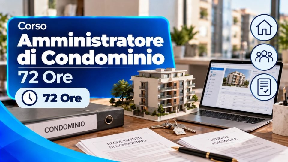 Corso di Formazione Iniziale per Amministratori di Condominio — 72 Ore